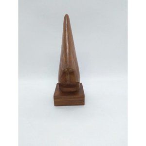 Unmarked Wooden Figural sunglasses/ glasses Holder